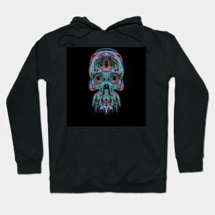 Electroluminated Skull - Cyberpunk Hoodie